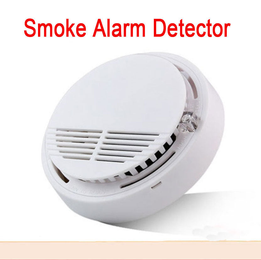 Smoke Alarm Detector Fire Gas Alarm Detector With Battery Photoelectric Sensor Alert Warning