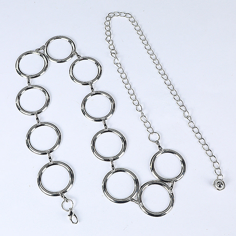 Chic Chanel-style Metal Phants Zipper