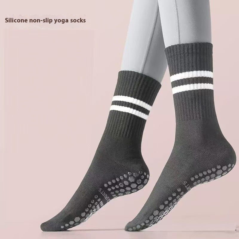 Mid-calf Yoga Socks Non-slip Professional Women's Fitness