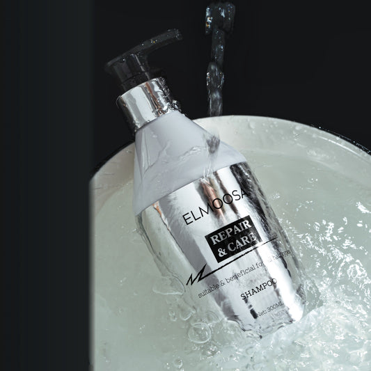 ELMOOSA Repair&Care Shampoo,100ml&300ml,Smooths And Shines Your Hair For All Hair Types Hair Care Cleanser Comfort