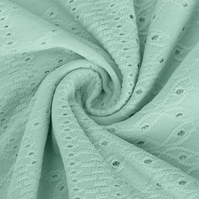 Women's Eyelet V-Neck Maxi Dress Short Sleeve Flowy A-Line Summer Beach Dress