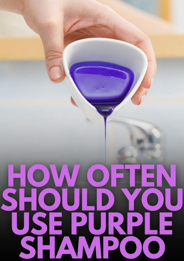 ELMOOSA Blonde Toning Purple Shampoo,100ml Knocks Out Brassy Tones Cleanse Your Blonde Hair