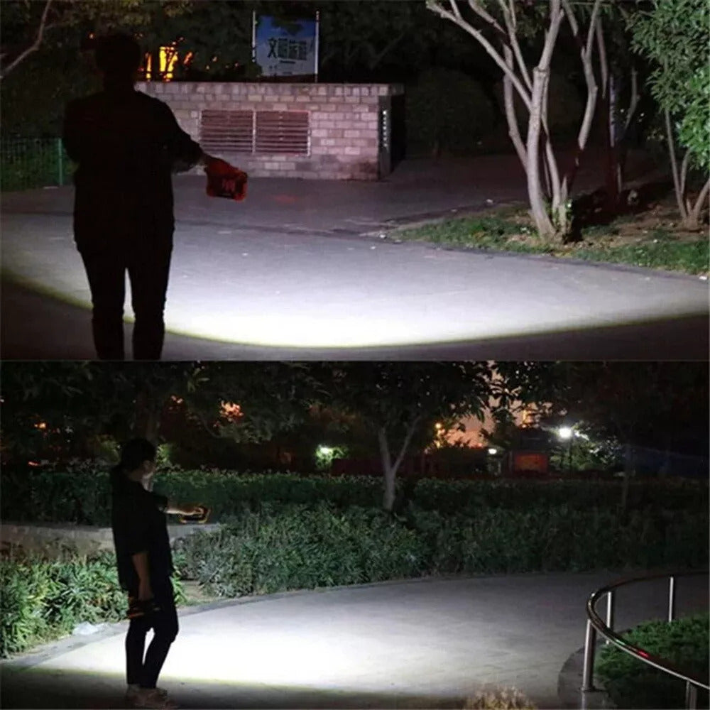 2X LED Work Light USB Rechargeable Torch Inspection Camping Lamp Security Light