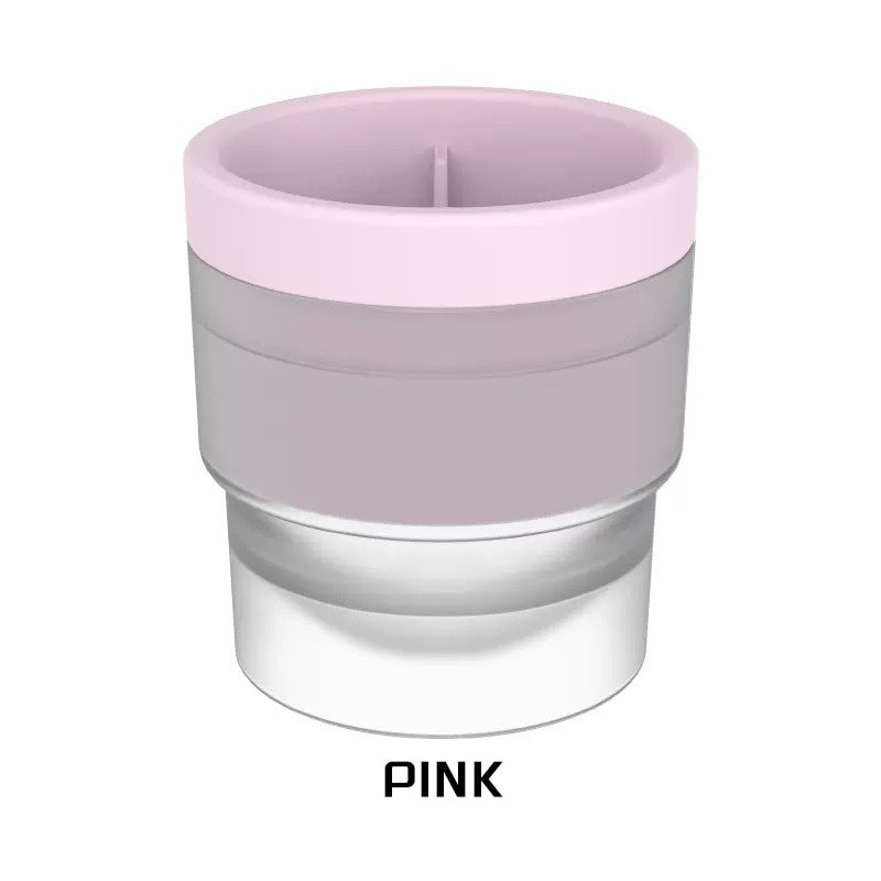 Silicone Freezer Press Sphere Ice Ball Maker Mold, Slow Melting Round Ice Cube Maker For Whiskey And Bourbon Silicone Ice Cube Tray