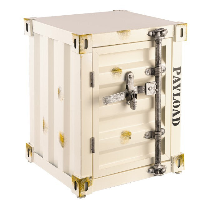 Industrial Style Shipping Container Storage Cabinet Side Table End Table