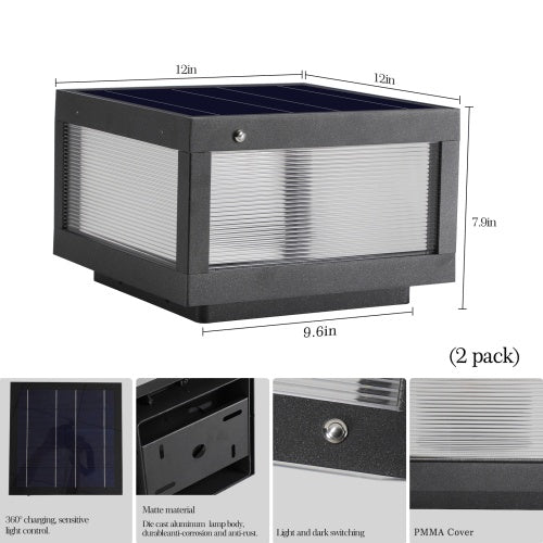 Solar Wall Light With Dimmable LED-2 Package Unavailable Platforms- Temu