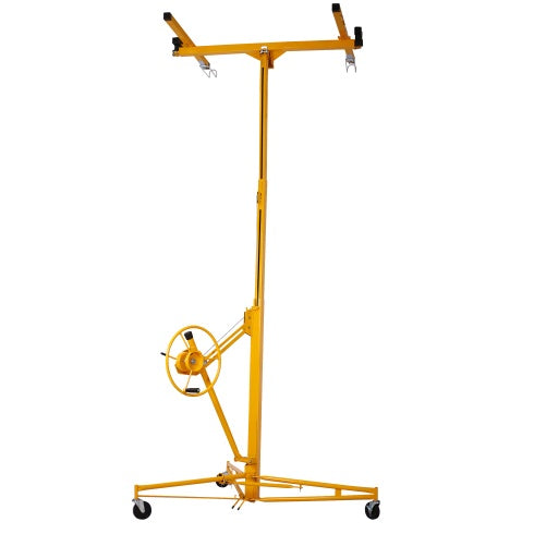 Drywall Lift Panel 11' Lift Drywall Panel Hoist Jack Lifter,yellow