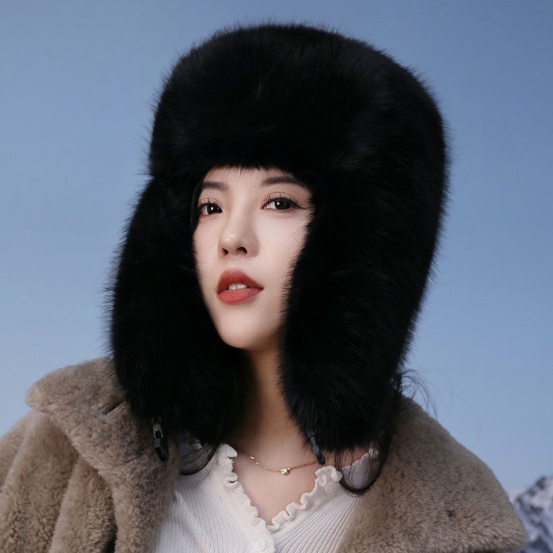 Full Fur Ushanka Thick Warm Wind-proof Cap