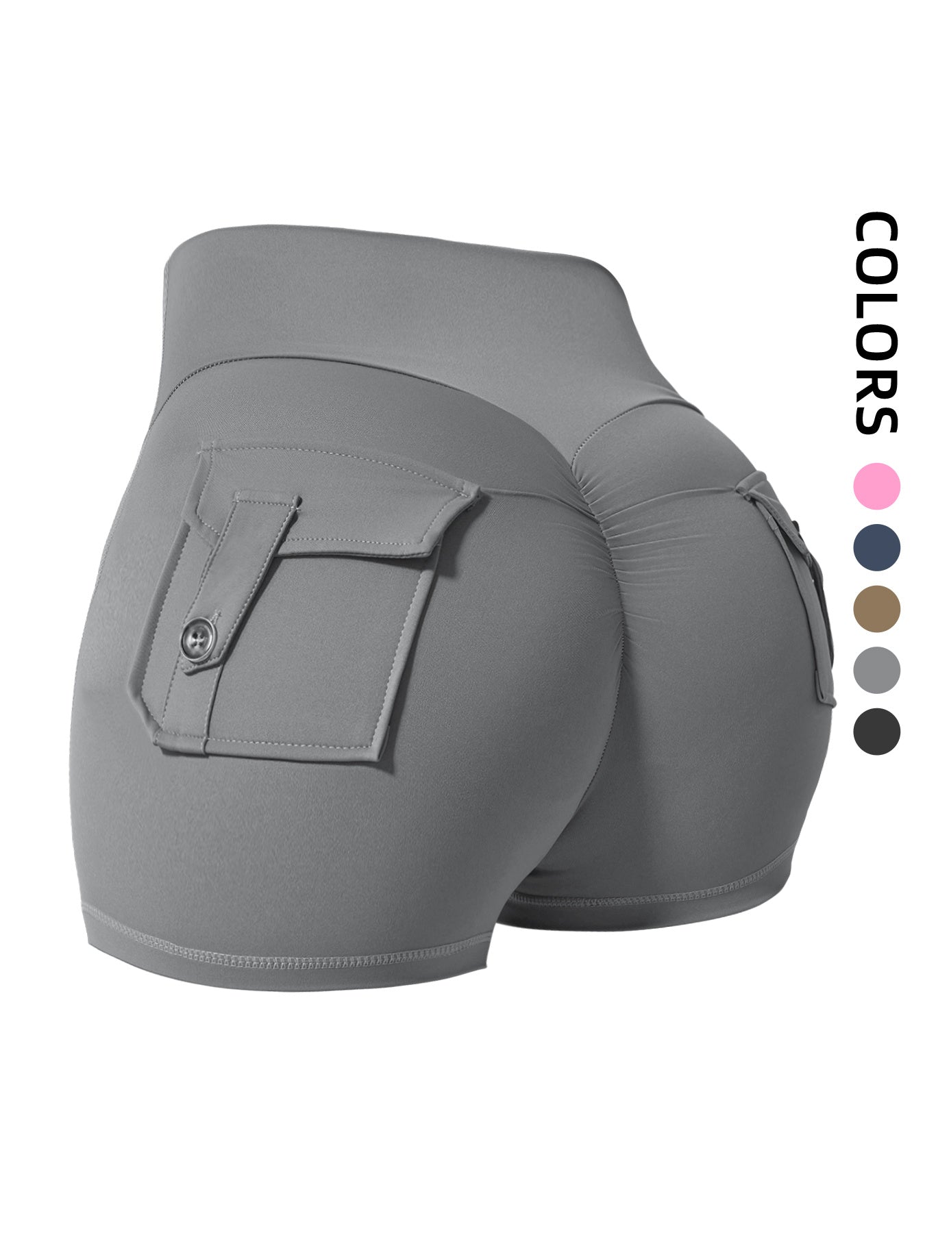 Women's Sports Shorts, High Waist Design, Soft And Comfortable, Suitable For Sports And Yoga, Can Effectively Control The Abdomen