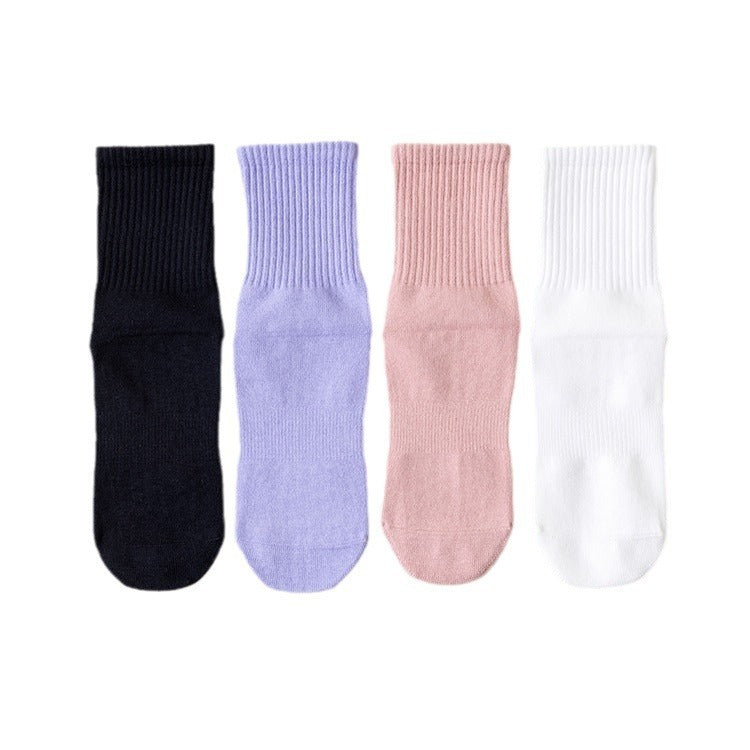 Tube Socks Professional Sports Anti-slip Silicone Indoor Fitness Pilates Boneless Room Socks