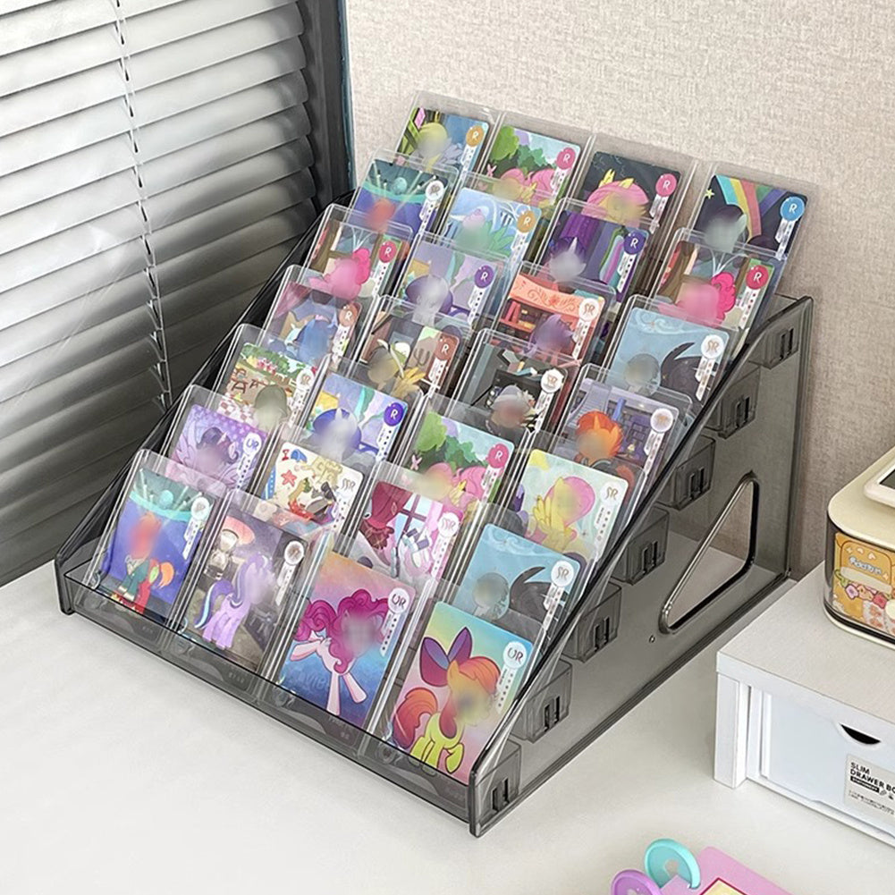 Acrylic Card Display Rack Shelf, Organizing Rack