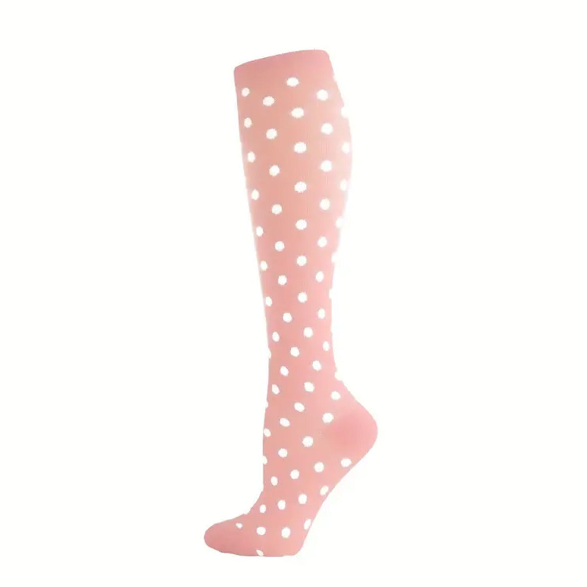 Women's Simple Printed Sports Calf Compression Stockings