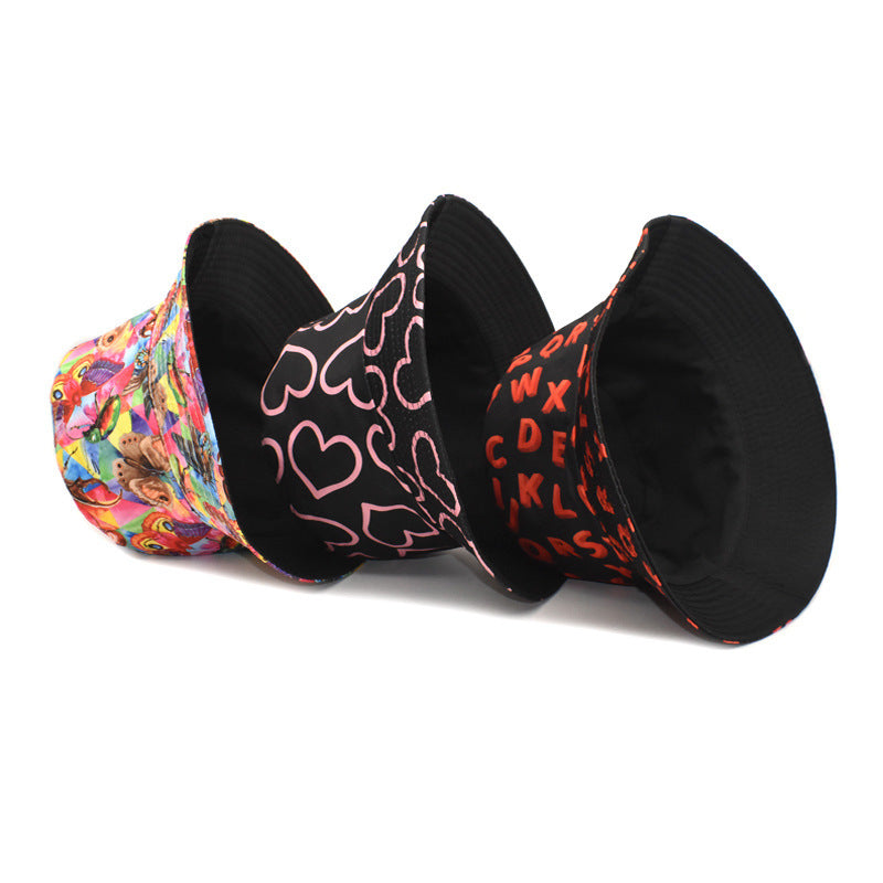 Double-sided Sun Outdoor Bucket Korean Hat