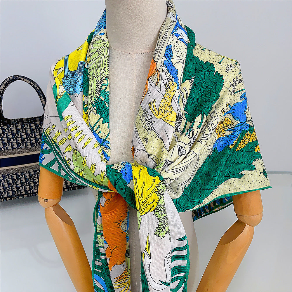 New 130cm Fashion All-match Warm Large Kerchief Shawl Scarf