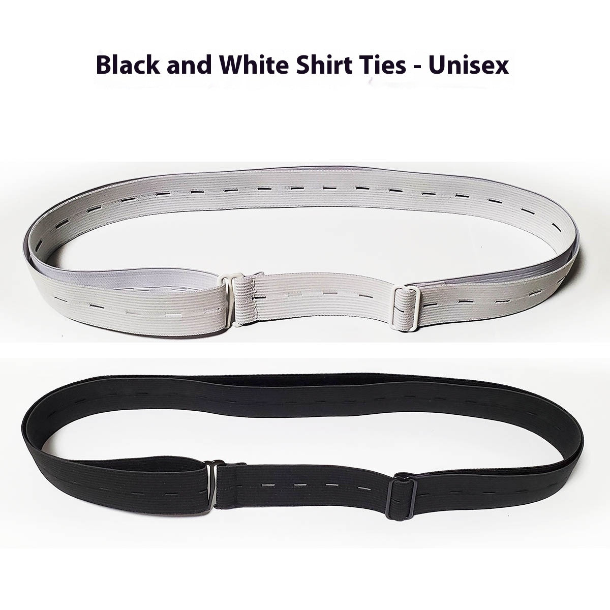 Fixed Anti Slip Buttonhole Simple Shirt Strap