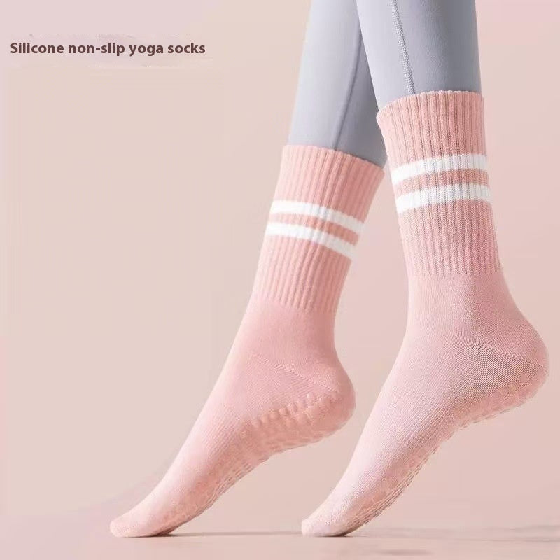 Mid-calf Yoga Socks Non-slip Professional Women's Fitness