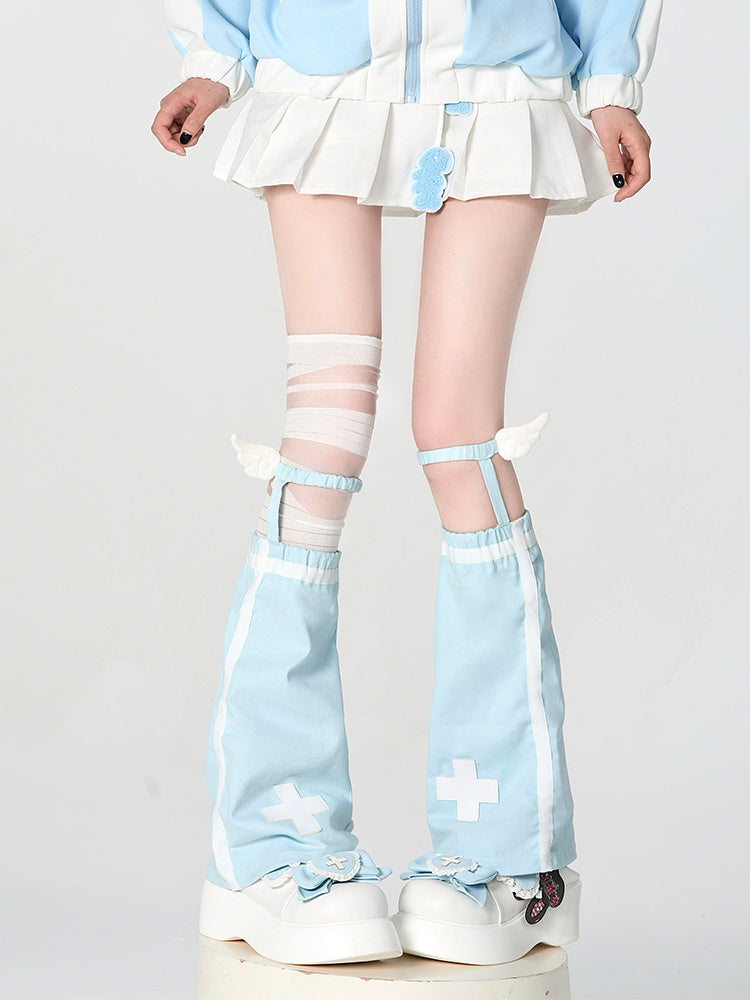 Japanese Cute Cross Wings Foot Sock