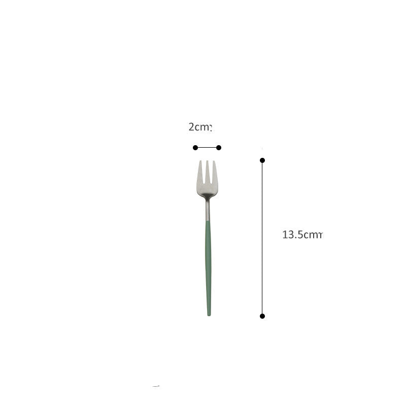 Electroplating Western Tableware Stainless Steel Cutlery Set