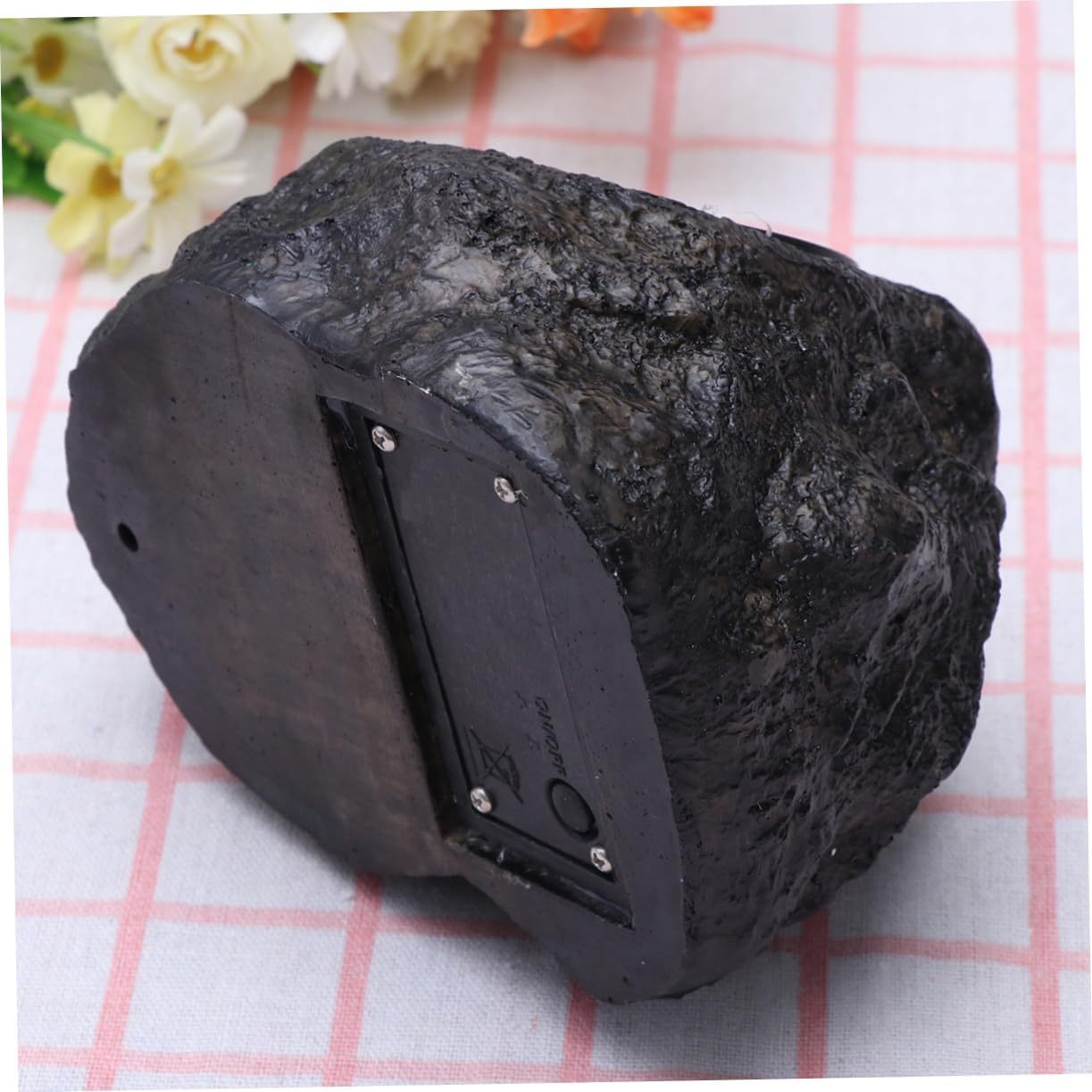 NUOBESTY Outdoor Solar Landscape Lights 2pcs Waterproof Simulation Stone Garden Lamp Simple To Install Decorative Light For Yard