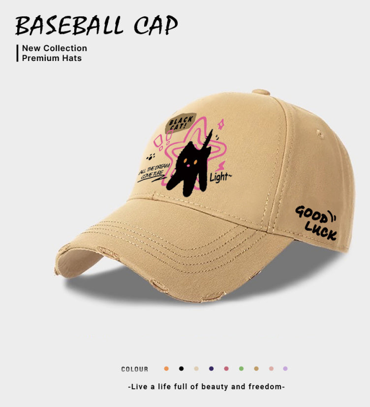 European And American Style Casual Baseball Cap For Women