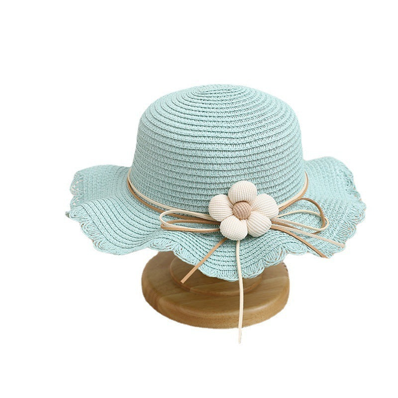 Girls' Sun-proof Sun Straw Hat Bag