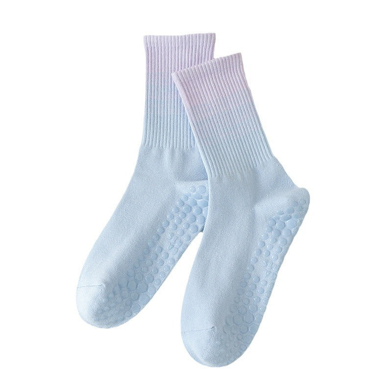 Gradient Yoga Socks Children's Professional Non-slip Autumn And Winter