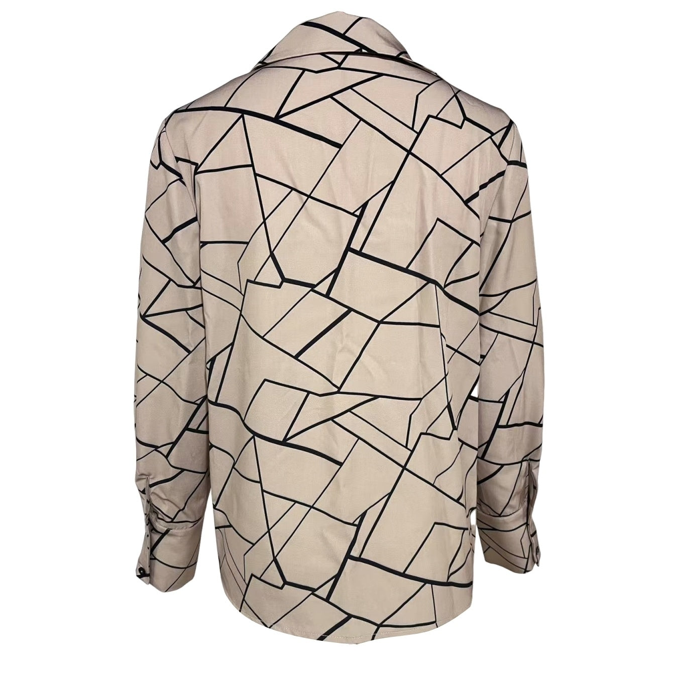 Ladies' New Fashionable Commuting Elegant And Comfortable Slim Fit Striped Collar Top Shirt