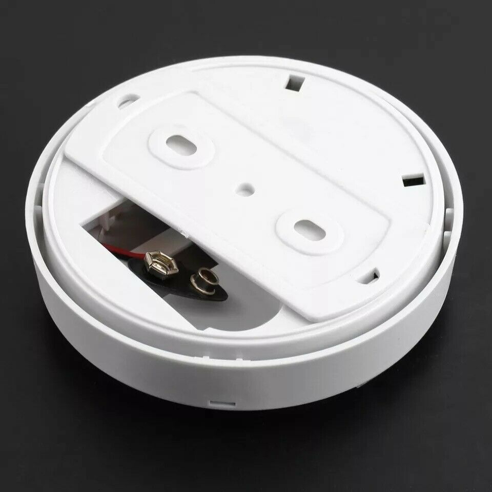 Smoke Detector Fire Gas Alarm Detector With Battery Photoelectric Sensor Alert Warning