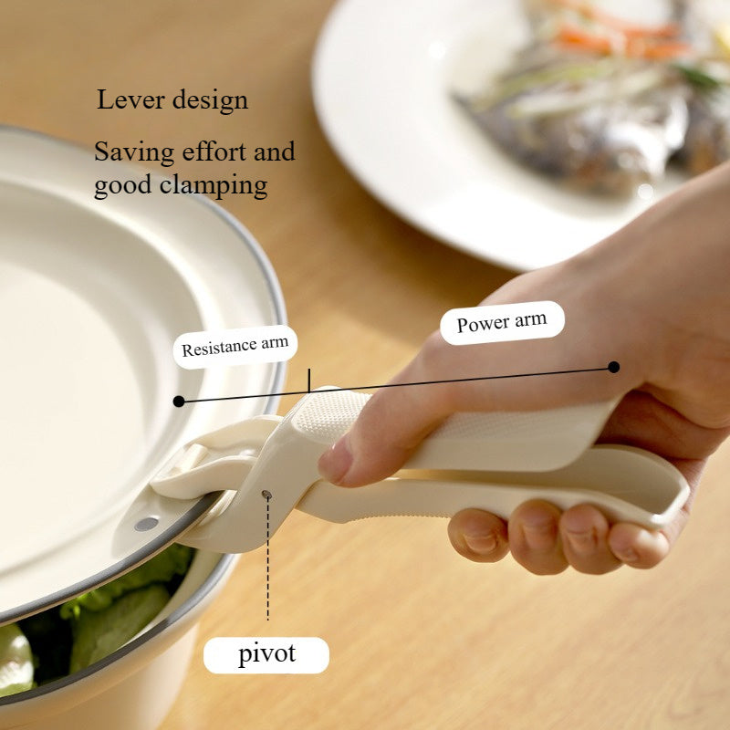 Household Anti-ironing Dish Holder Kitchen Steaming Pot Anti-slip Heat Insulation Tray Holder Hand Protection To Save Effort To Take The Bowl