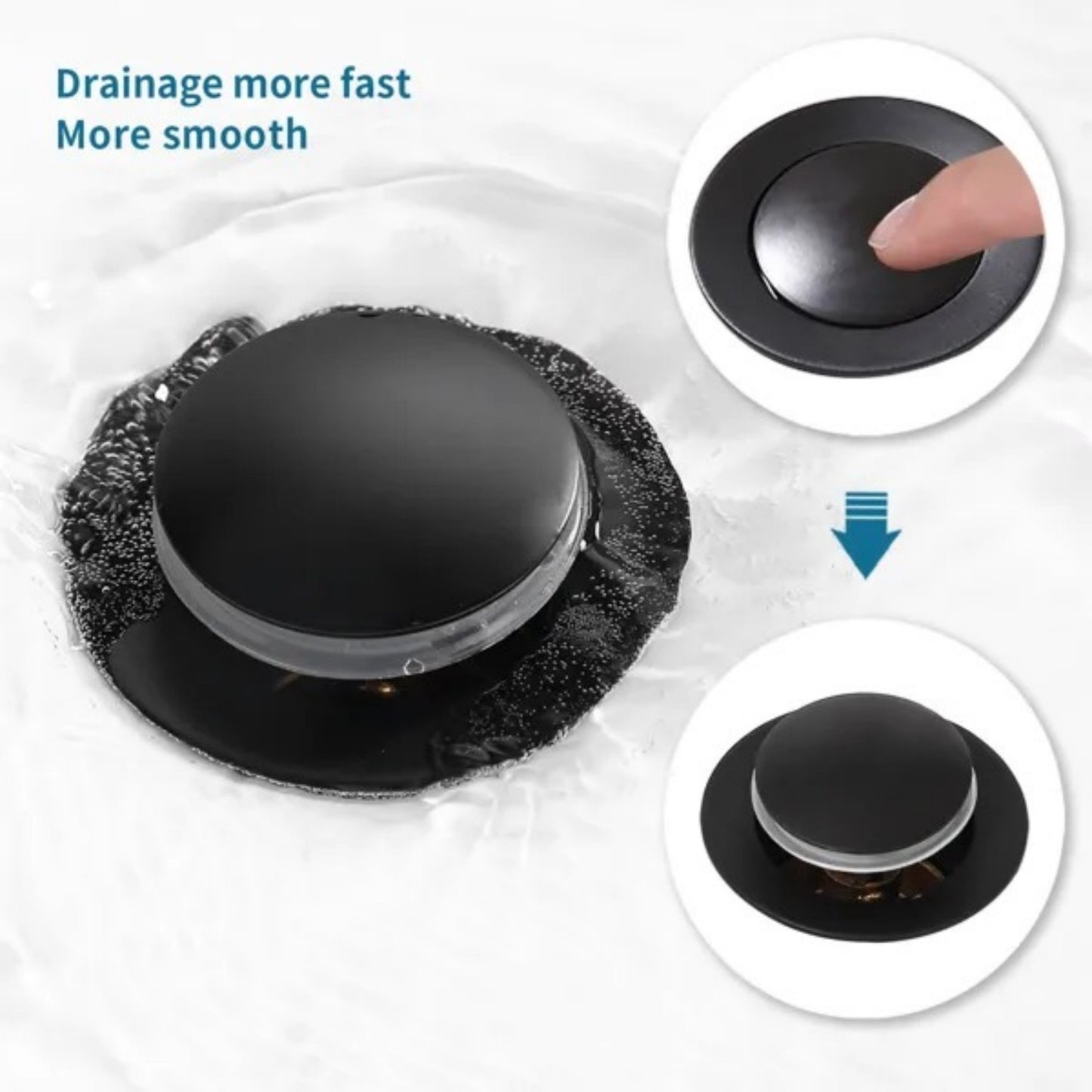 Pop-Up Drain Stainless Steel With Overflow Anti-Clogging For Vessel Sink Lavatory Vanity Sink Drain With Strainer Basket