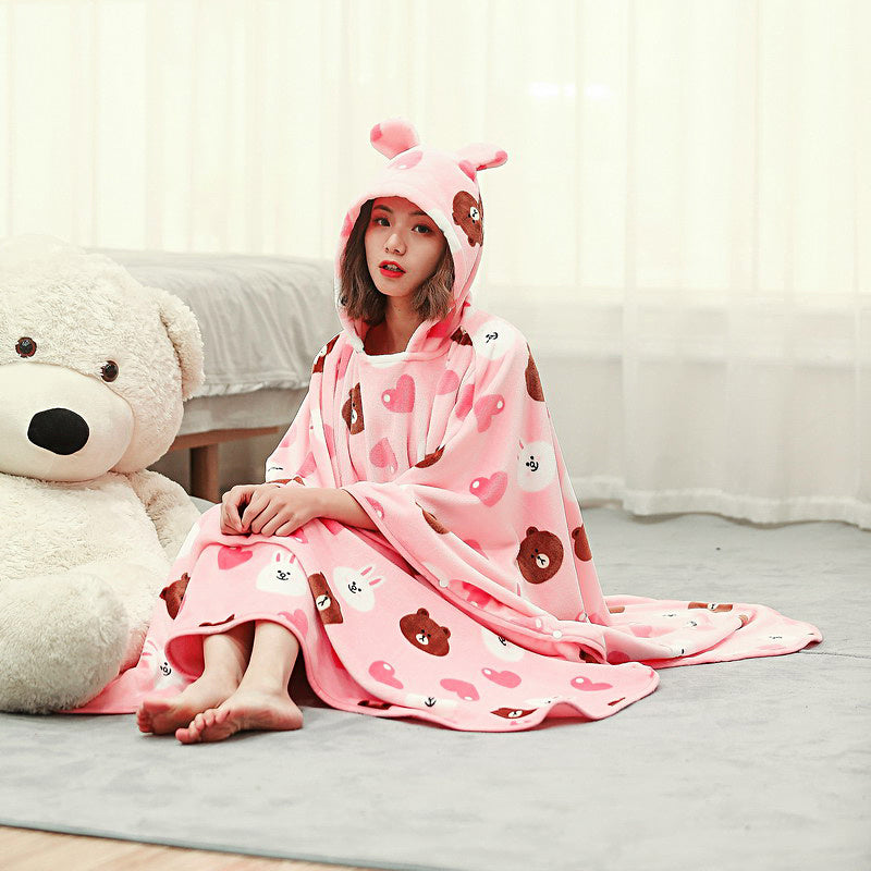 Autumn Winter Thick Coral Flannel Blanket