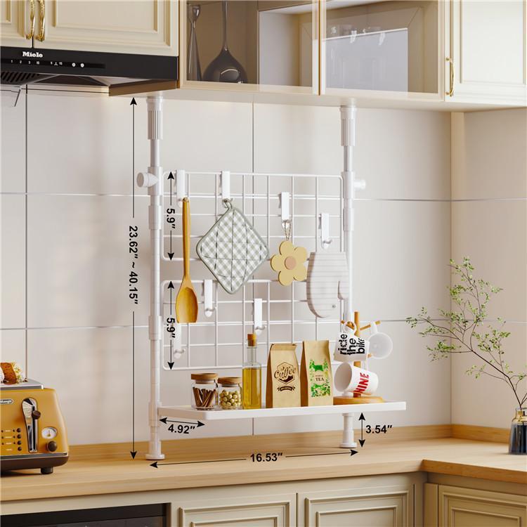 High Quality Three-Layer Adjustable Telescopic Stainless Steel Kitchen Sink Storage Rack