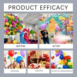 Dowmoo Latex Balloon Ambiance, Wedding Balloons Free Binding Safety Latex Balloon Ambiance Spray
